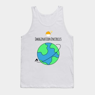 Imagination Encircles The Whole World Boy Creativity Tank Top